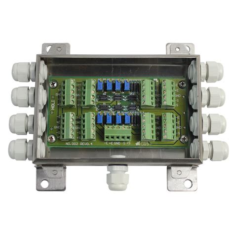 stainless steel load cell summing box|load cell junction box.